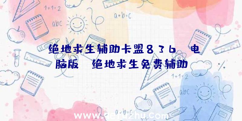 「绝地求生辅助卡盟836」|电脑版qq绝地求生免费辅助